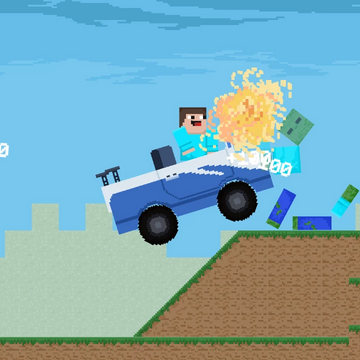 
Гоняйте на своей машине и уничтожайте регдольных зомби в замедлении!