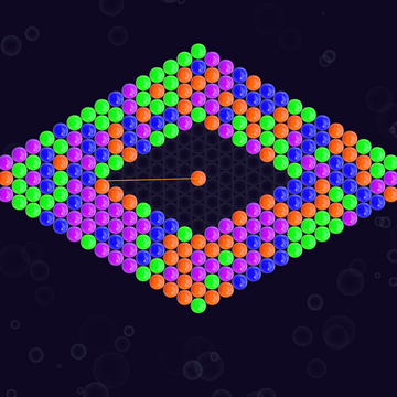 Невероятно захватывающий гексагональный бабл-шутер в сочетании с механикой "три в ряд". Очистите поле от цветных шариков, стреляя по ним во все стороны.