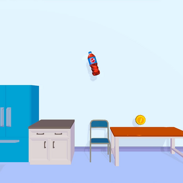 Всеми любимая игра "Прыгающая Бутылочка 3D" теперь доступна  бесплатно в хорошем качестве на телефоне и компьютере! Станьте мастером по подкидыванию бутылки, пройдя все препятствия в комнате. Получите массу удовольствия прямо сейчас!