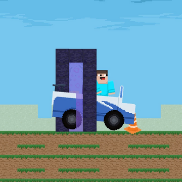 
Гоняйте на своей машине и уничтожайте регдольных зомби в замедлении!