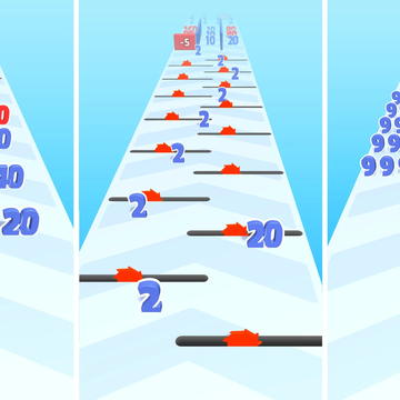 Складывайте числа, продвигаясь вперед. Вас ждут приятные визуальные ощущения, спокойный медитативный геймплей, удовольствие от прохождения. Расслабьтесь сейчас.