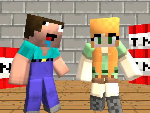 Стив против Алекса на Пикабу Игры