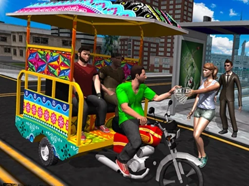 TukTuk Chingchi Rickshaw 3D на Пикабу Игры