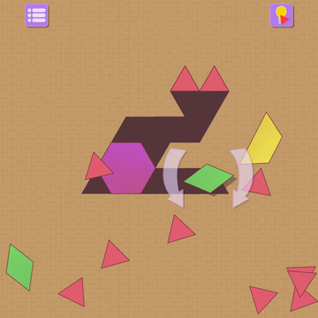 Собирайте яркие картины из геометрических фигур, как пазл! Расслабьтесь, тренируйте мозг и наслаждайтесь красивым результатом. Идеально для умиротворения и развития пространственного мышления.