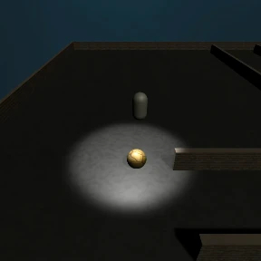 Не заходи в эту игру ночью, потому что в этой игре тебя ждут самые жуткие скримеры во время прохождения лабиринта, играя за мячик. Но если ты решил зайти, то тебя ждет много уровней, головоломок и, конечно же, скримеров. Собирай ключи, Открывай двери!