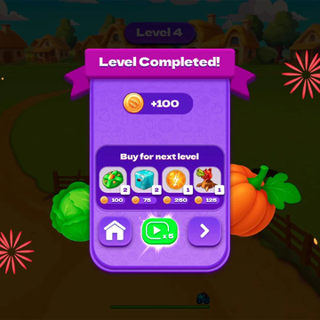 Защищай свой огород от кротов в течение определенного времени. Чем больше вредителей вам удастся нейтрализовать и чем больше урожая вы спасете, тем больше монет вы получите.