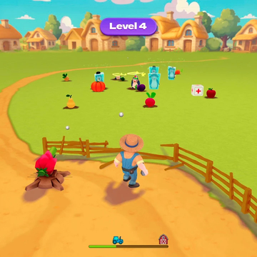 Защищай свой огород от кротов в течение определенного времени. Чем больше вредителей вам удастся нейтрализовать и чем больше урожая вы спасете, тем больше монет вы получите.