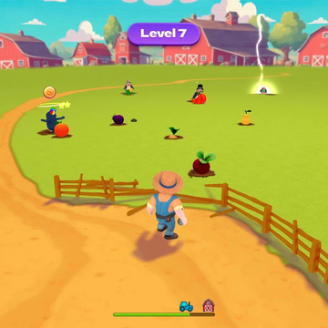 Защищай свой огород от кротов в течение определенного времени. Чем больше вредителей вам удастся нейтрализовать и чем больше урожая вы спасете, тем больше монет вы получите.