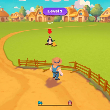 Защищай свой огород от кротов в течение определенного времени. Чем больше вредителей вам удастся нейтрализовать и чем больше урожая вы спасете, тем больше монет вы получите.