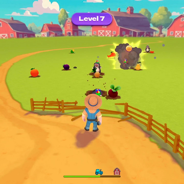 Защищай свой огород от кротов в течение определенного времени. Чем больше вредителей вам удастся нейтрализовать и чем больше урожая вы спасете, тем больше монет вы получите.