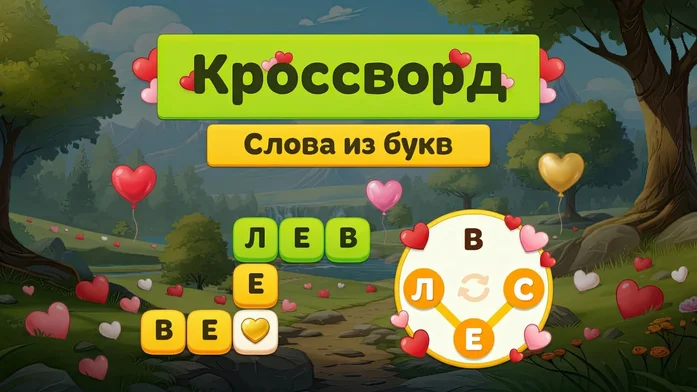 Кроссворд - Слова из букв