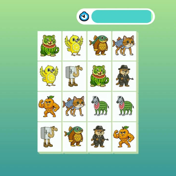 Король Маджонга: Соединение Плиток — это увлекательная, красочная и простая головоломка в жанре маджонг, где нужно находить пары одинаковых плиток с персонажами.