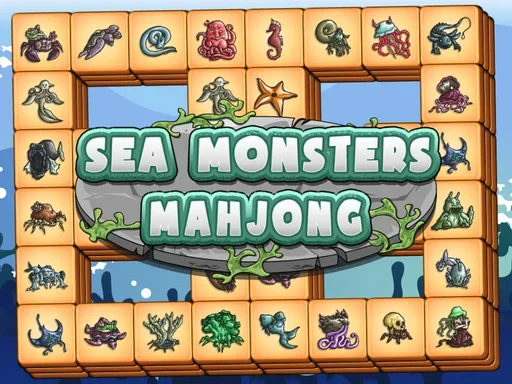 Маджонг «Морские монстры» на Пикабу Игры