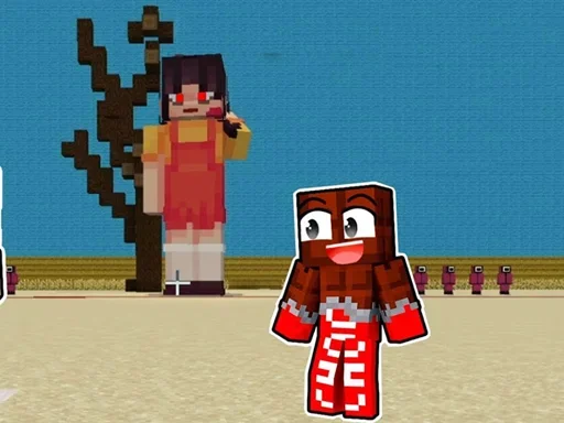 Игра Кальмар Minecraft на Пикабу Игры