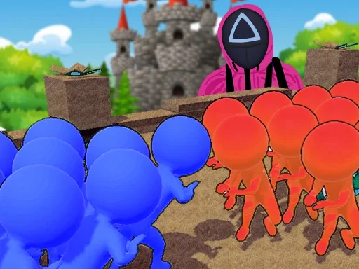 Толкач толпы в игре «Кальмар» на Пикабу Игры