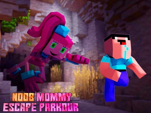Паркур Noob Mommy Escape на Пикабу Игры
