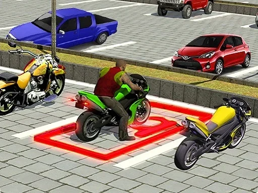 Игра-парковка мотоциклов в городе супергероев 3D на Пикабу Игры