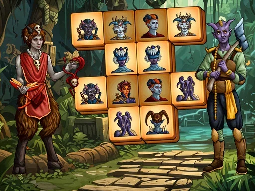 Демонический маджонг на Пикабу Игры