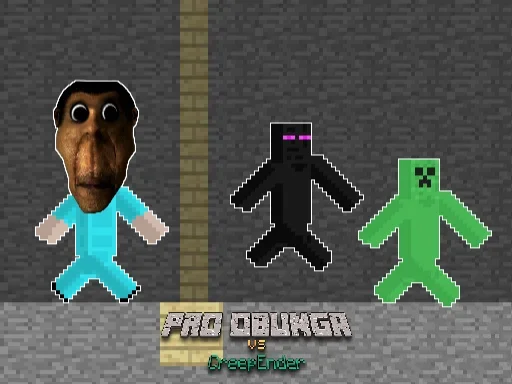 Pro Obunga против CreepEnder на Пикабу Игры