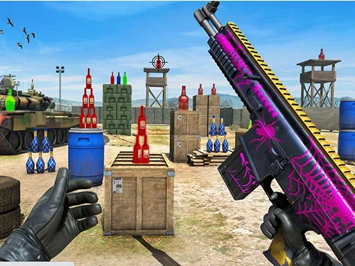 Новая игра-стрелялка по бутылкам на Пикабу Игры