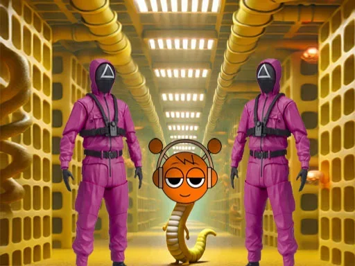 Игра «Кальмар» Спрунки сбежал из подсобных помещений на Пикабу Игры