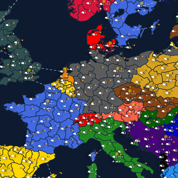 Европа в огне
Пошаговая стратегия на карте Европы 1936 года. 15 играбельных стран, 369 регионов, 74 достижения. Три пути к победе — военный, дипломатический или экономический. Завоюй континент!