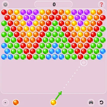 Классический бабл шутер с пузырьками