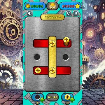 Мастер винтов - логическая игра, в которой игрокам предстоит откручивать винты в правильной последовательности, чтобы решать головоломки.