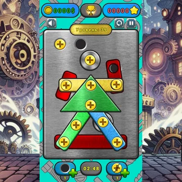 Мастер винтов - логическая игра, в которой игрокам предстоит откручивать винты в правильной последовательности, чтобы решать головоломки.