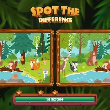 Найди все различия на изображениях с животными. Продемонстрируйте свою наблюдательность.