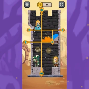 Игра-головоломка, в которой Вам предстоит разгадать все загадки и тайны. Спасите принцессу из ловушки и получите вознаграждение, за ее побег из замка.
