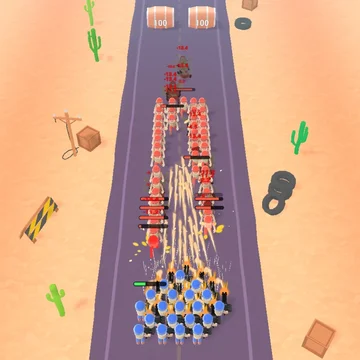 Вы — единственный герой, который стоит на оборонительной линии против бесчисленных волн врагов. 
Стреляйте из огромного арсенала оружия и применяйте уникальные умения, чтобы выжить в этой динамичной аркаде с элементами экшена!