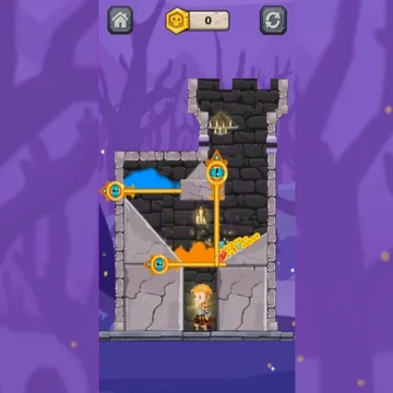 Игра-головоломка, в которой Вам предстоит разгадать все загадки и тайны. Спасите принцессу из ловушки и получите вознаграждение, за ее побег из замка.
