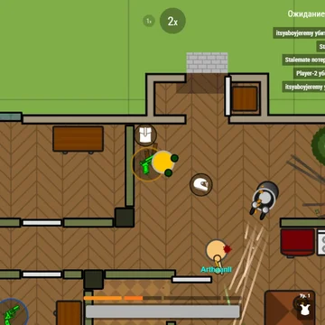 Survev.io — это динамичная IO-игра в жанре «королевская битва», где 50 игроков сражаются за выживание на сужающемся острове. Ищи оружие, снаряжение и припасы, избегай красной зоны и побеждай врагов в одиночку, в дуэте или отряде. (