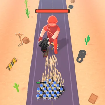 Вы — единственный герой, который стоит на оборонительной линии против бесчисленных волн врагов. 
Стреляйте из огромного арсенала оружия и применяйте уникальные умения, чтобы выжить в этой динамичной аркаде с элементами экшена!