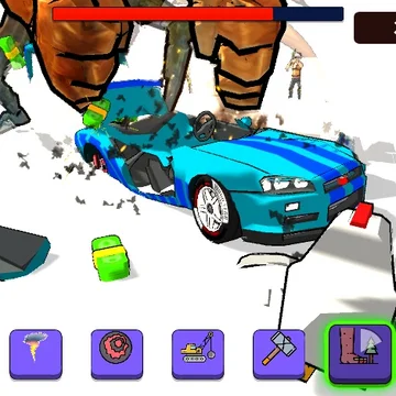 Взорвите эту машину! Используйте весь свой арсенал. Призовите напарников на помощь.