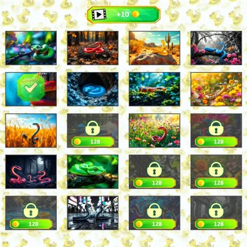 Перемещай части картинки и восстанавливай изначальный образ. Змеиные пазлы для всех возрастов – развивай мышление и развлекайся!