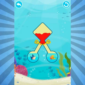 Спаси золотую рыбку из сложных ловушек. Веселись, выполняя логические задания.