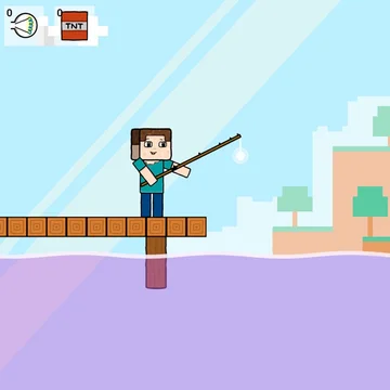 Бесплатная игра про рыбалку с Нубиком. Поймай всех рыб без регистрации и скачивания.