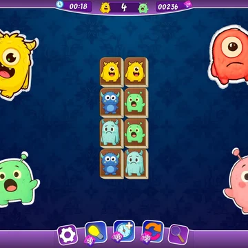 Соедини все книжки с одинаковыми монстриками на обложке — когда соединишь все одинаковые, уровень будет пройден! Более 100 уровней, медитативный геймплей, разнообразные монстрики, красивая графика. Играй и отдыхай!
