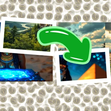 Собери перемешанные картинки в увлекательной игре "Микс Пазл: Путешествие во времени"! Развивай логику, внимание и собирай изображения из разных эпох.