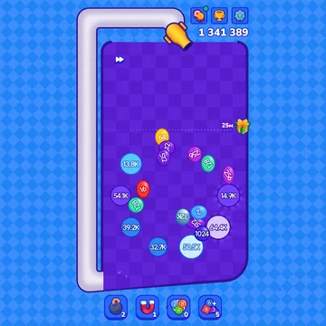  Стреляй из пушки и разрушай блоки! Объединяй шары и дойди до 2048!