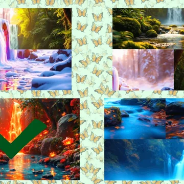 Микс Пазл: Водопады — увлекательная игра, где нужно собрать изображения водопадов, меняя местами их части. Идеально для развития логики и концентрации!
