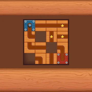 Это увлекательная головоломка, где вы передвигаете блоки, чтобы создать путь и провести шар к финишу, собирая звёзды и открывая всё более сложные уровни
