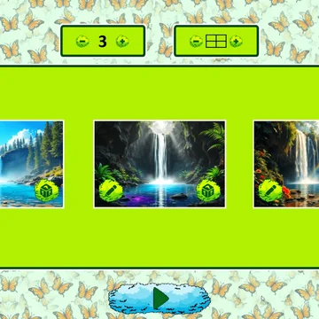Микс Пазл: Водопады — увлекательная игра, где нужно собрать изображения водопадов, меняя местами их части. Идеально для развития логики и концентрации!