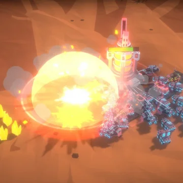 Война будущего: Битва ботов в космосе 3D — это динамичная стратегия в реальном времени, где креативность ведет к победе.