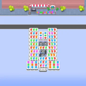 Меняй сиденья, собирай три одинаковых автобуса и отправляй их в путь!