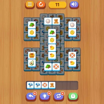 Сортировка плиток - 3 в ряд - это увлекательная головоломка в жанре «три в ряд», где ваша задача - сортировать и объединять одинаковые плитки на игровом поле.