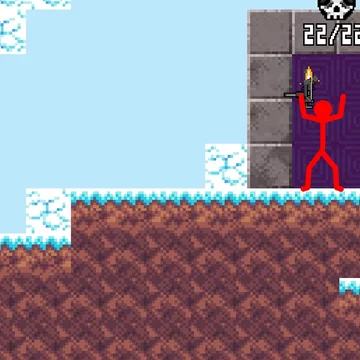 Помоги Стикману победить Крафтманов с помощью оружия