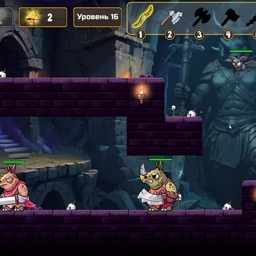 Отправляйтесь в джунгли, наводненные воинами-мутантами-носорогами! Как храбрый герой племени, спасите захваченных жителей деревни, сразитесь с жестокими врагами и победите могущественных боссов-носорогов.